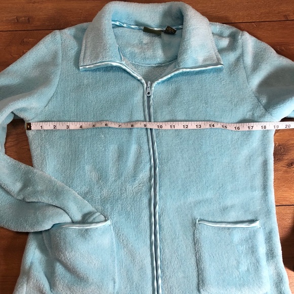 Mountain lake Fleece lightweight Lounge Jacket - Picture 8 of 9